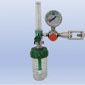REGULADOR DE O2 CON FLUJOMETRO Y HUMIDIFICADOR V-PIN