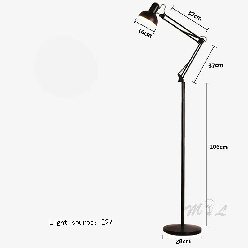 Lámpara De Pie Plegable Flexible - Imagen 2