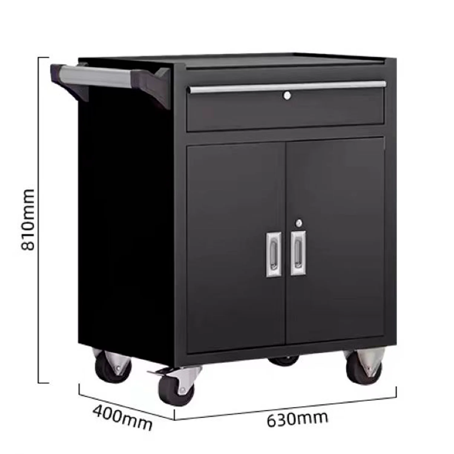 Mueble Organizador para Tatuajes Profesional con Ruedas y Cajones - Imagen 2